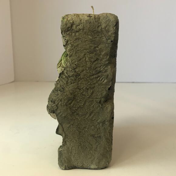 VTG eDeco‎ Studio Fairy Whimsy Flower Green Wax Candle 6in Unused Mythical READ - Picture 3 of 7